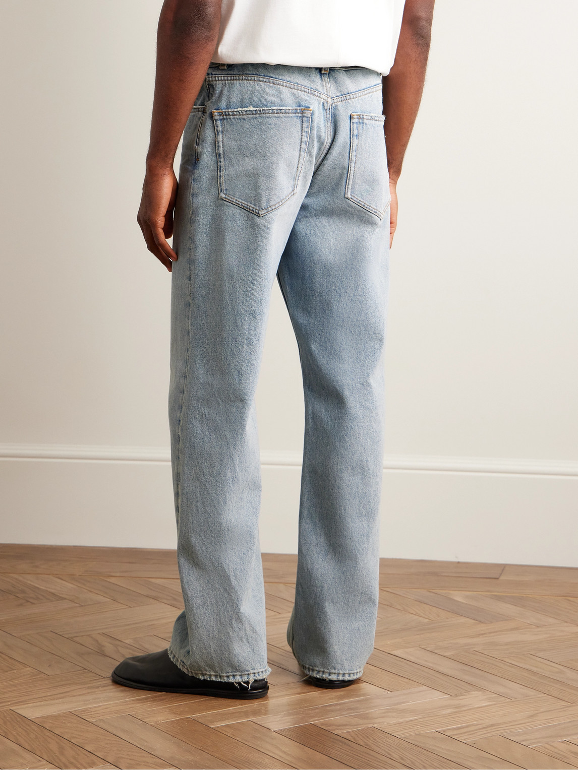 Shop The Row Ross Straight-leg Jeans In Blue