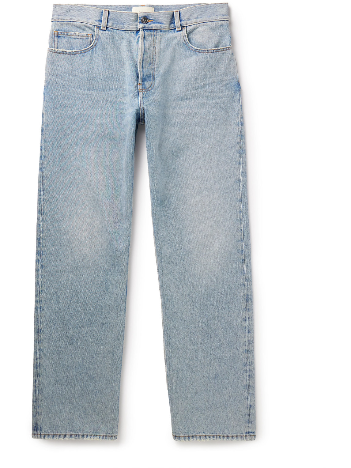 The Row Ross Straight-leg Jeans In Blue