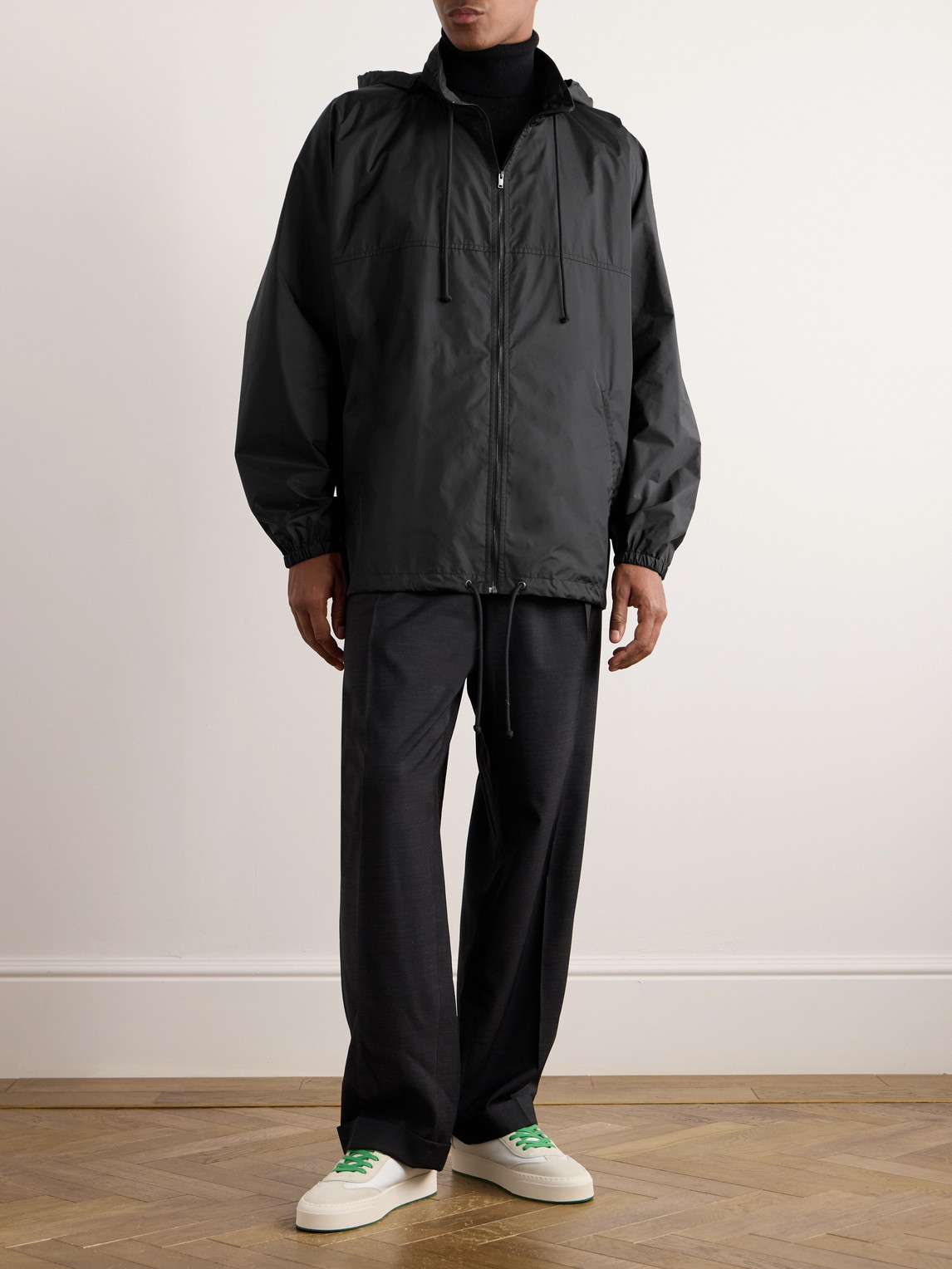 The Row Shell Jacket In Black