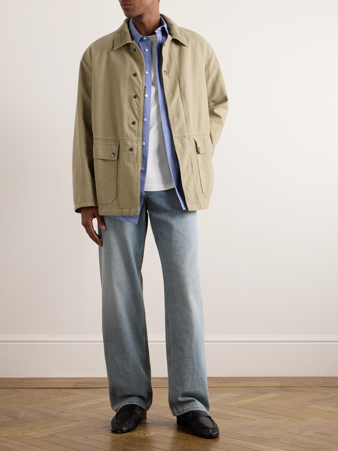 Shop The Row Frank Cotton-twill Jacket In Unknown