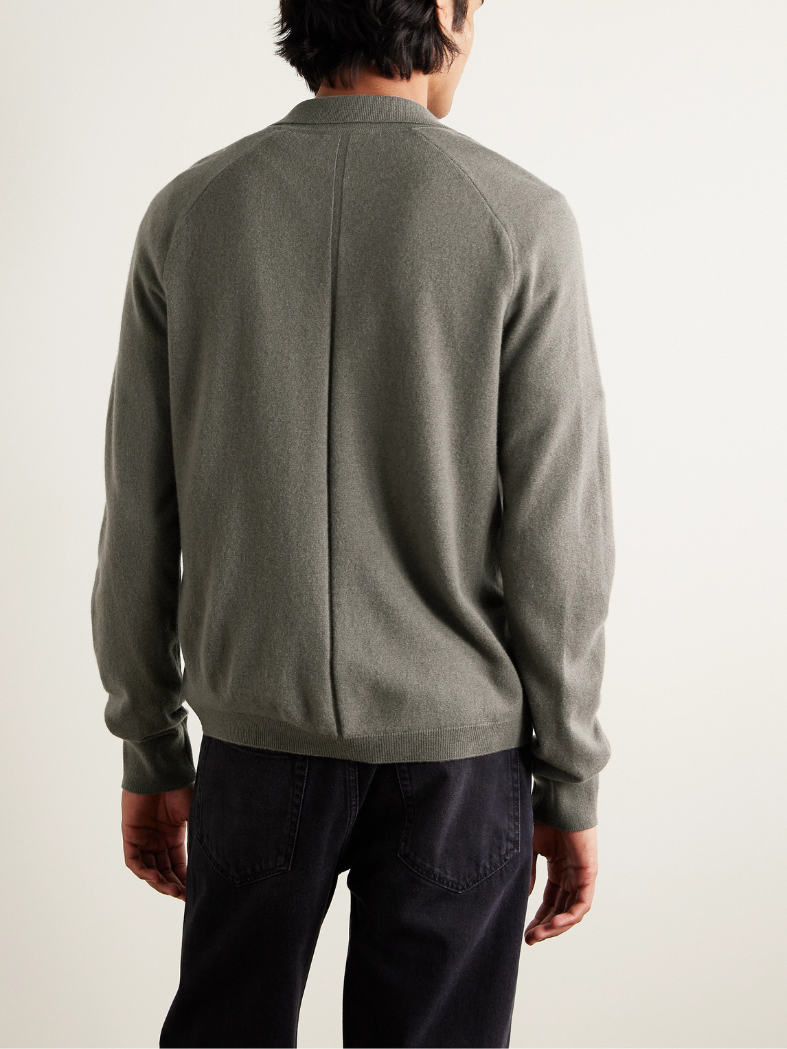 Shop The Row Sinclair Cashmere Cardigan In Green