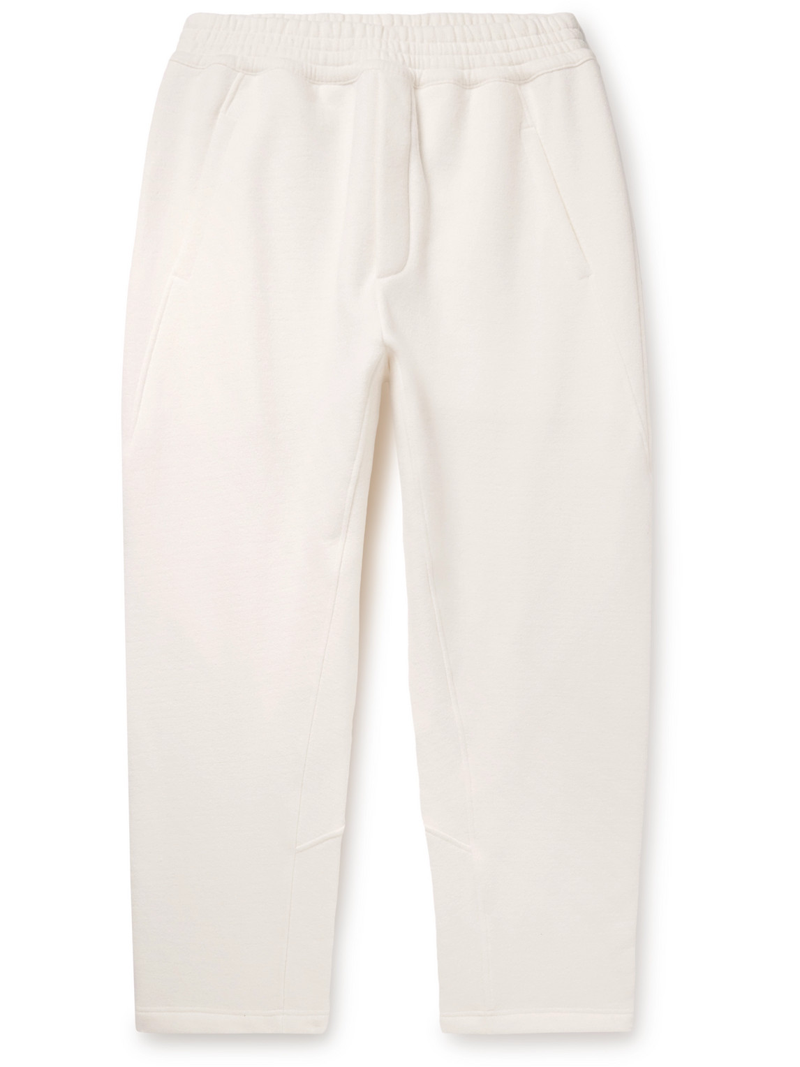 The Row - Koa Brushed Stretch-Cotton Sweatpants - Men - White - XL