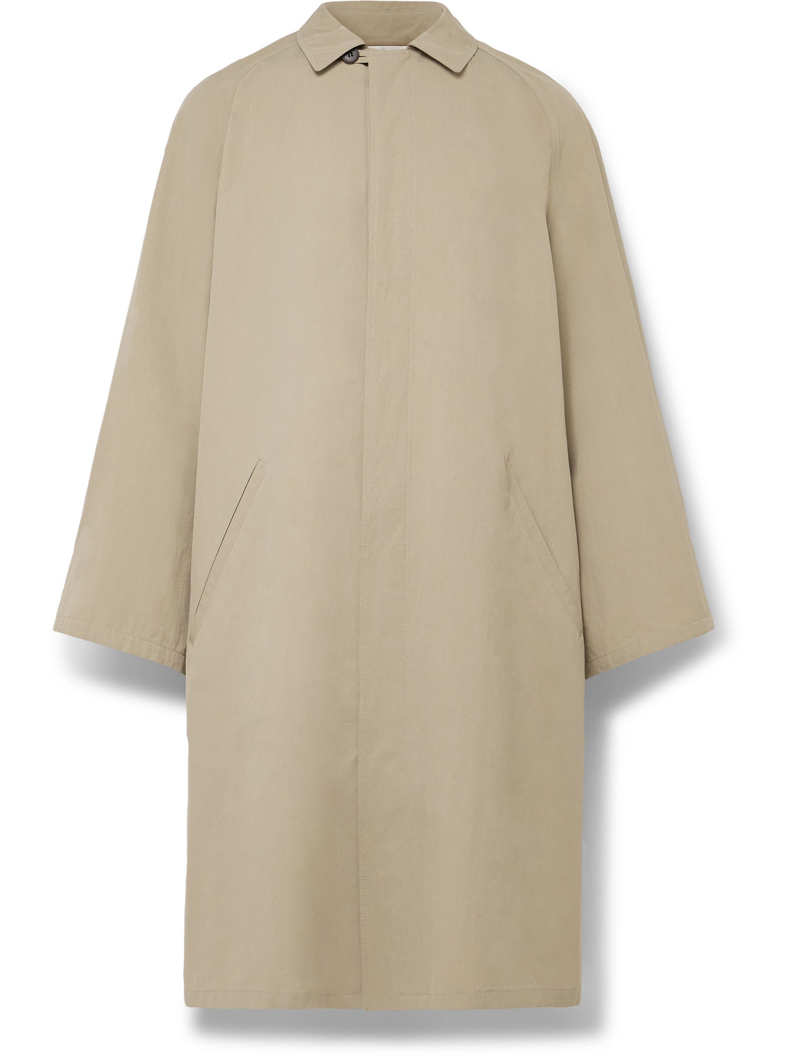 The Row Flemming Cotton Trench Coat In Neutrals
