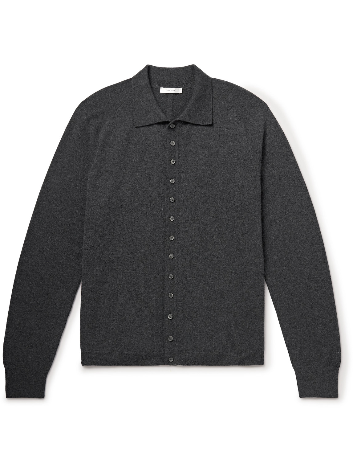 The Row Sinclair Cashmere Cardigan In Gray