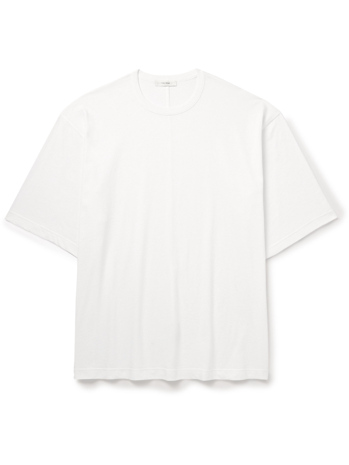 The Row Steven Cotton-jersey T-shirt In White