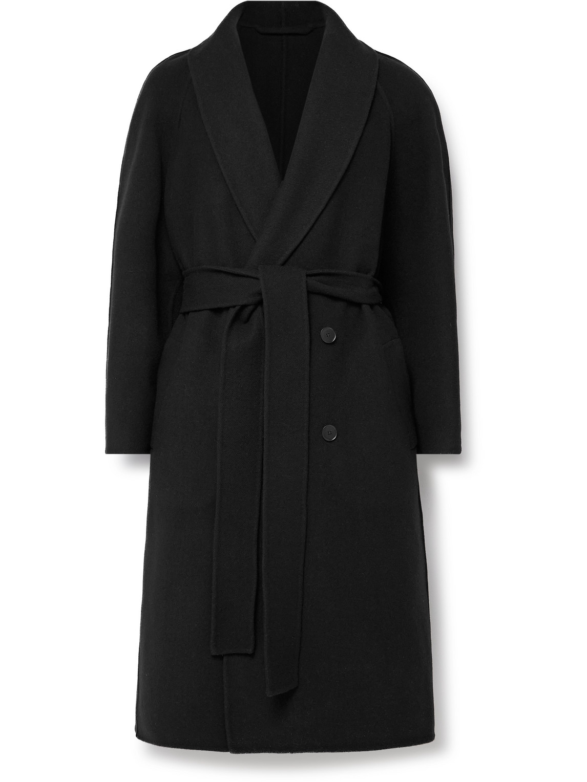 Ferro Belted Double-Breasted Wool-Blend Coat