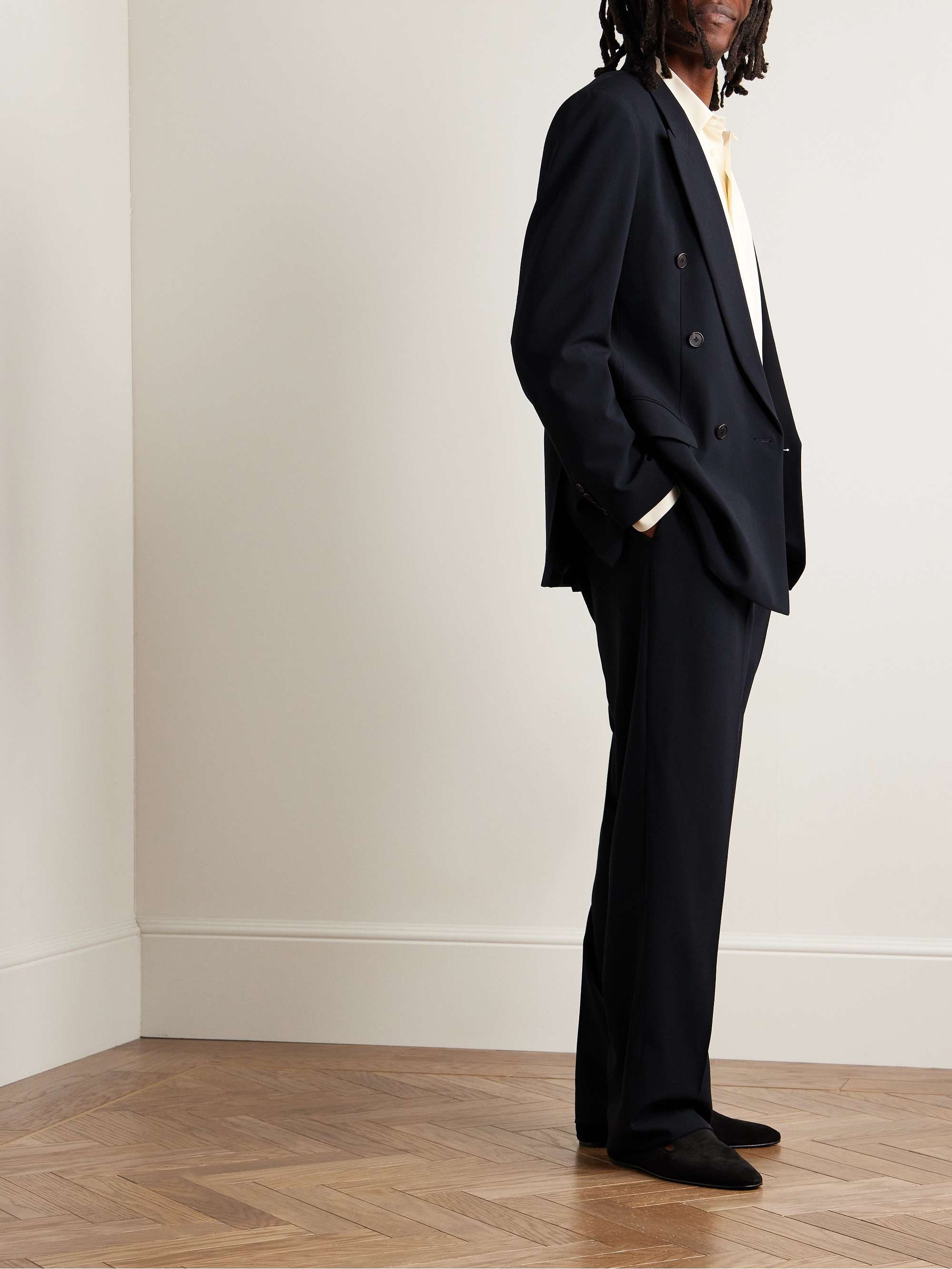 Marri Double Breasted Woven Blazer