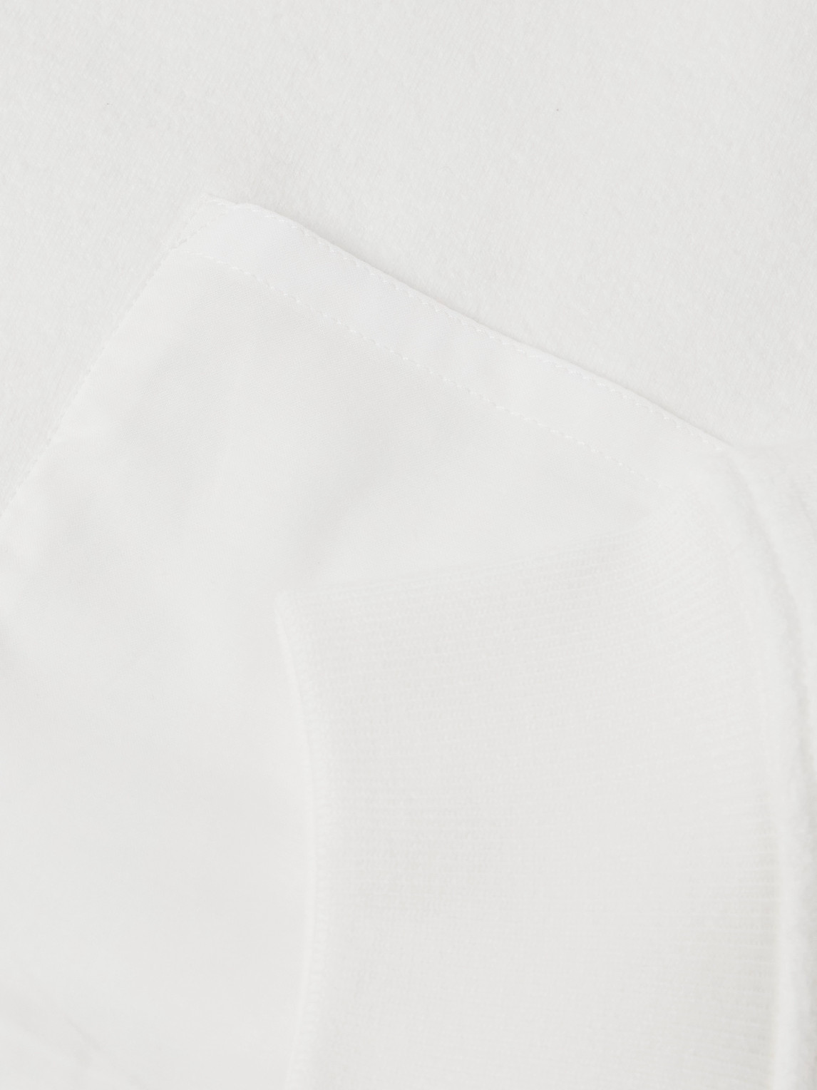 Shop The Row Troy Poplin-trimmed Cotton-blend Jersey Sweatshirt In White
