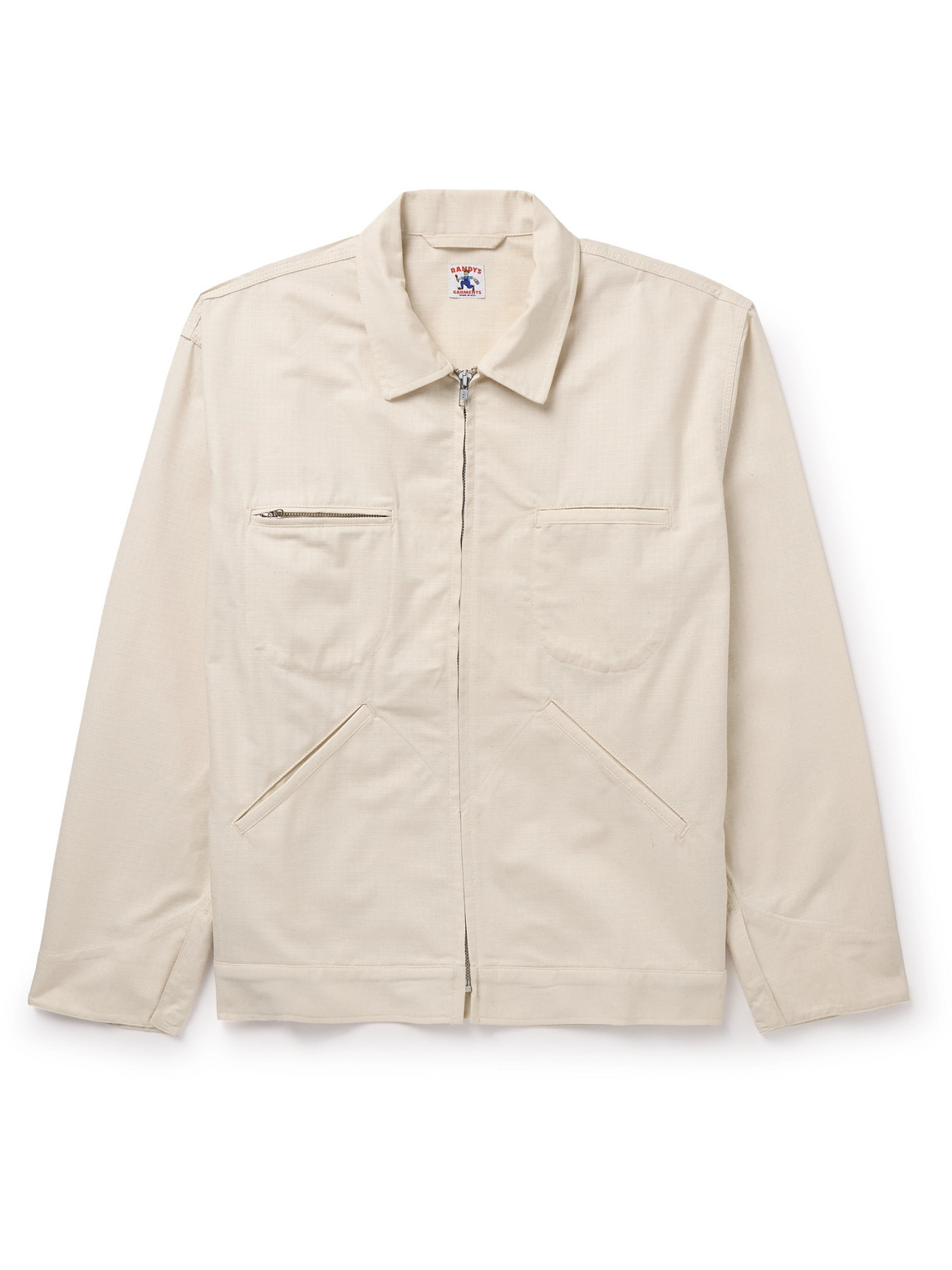Randy's Garments Service Cotton-ripstop Jacket In Neutrals
