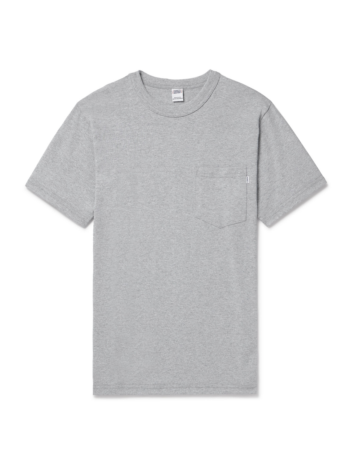 Randy's Garments Cotton-jersey T-shirt In Grey