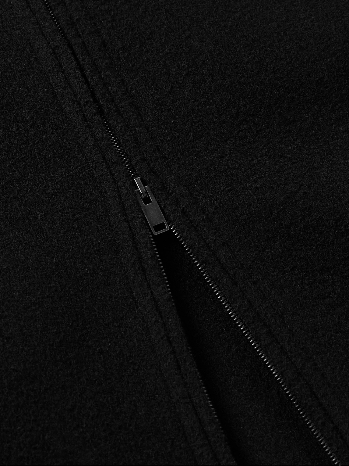 The Row Daxton Cashmere-felt Bomber Jacket In Black
