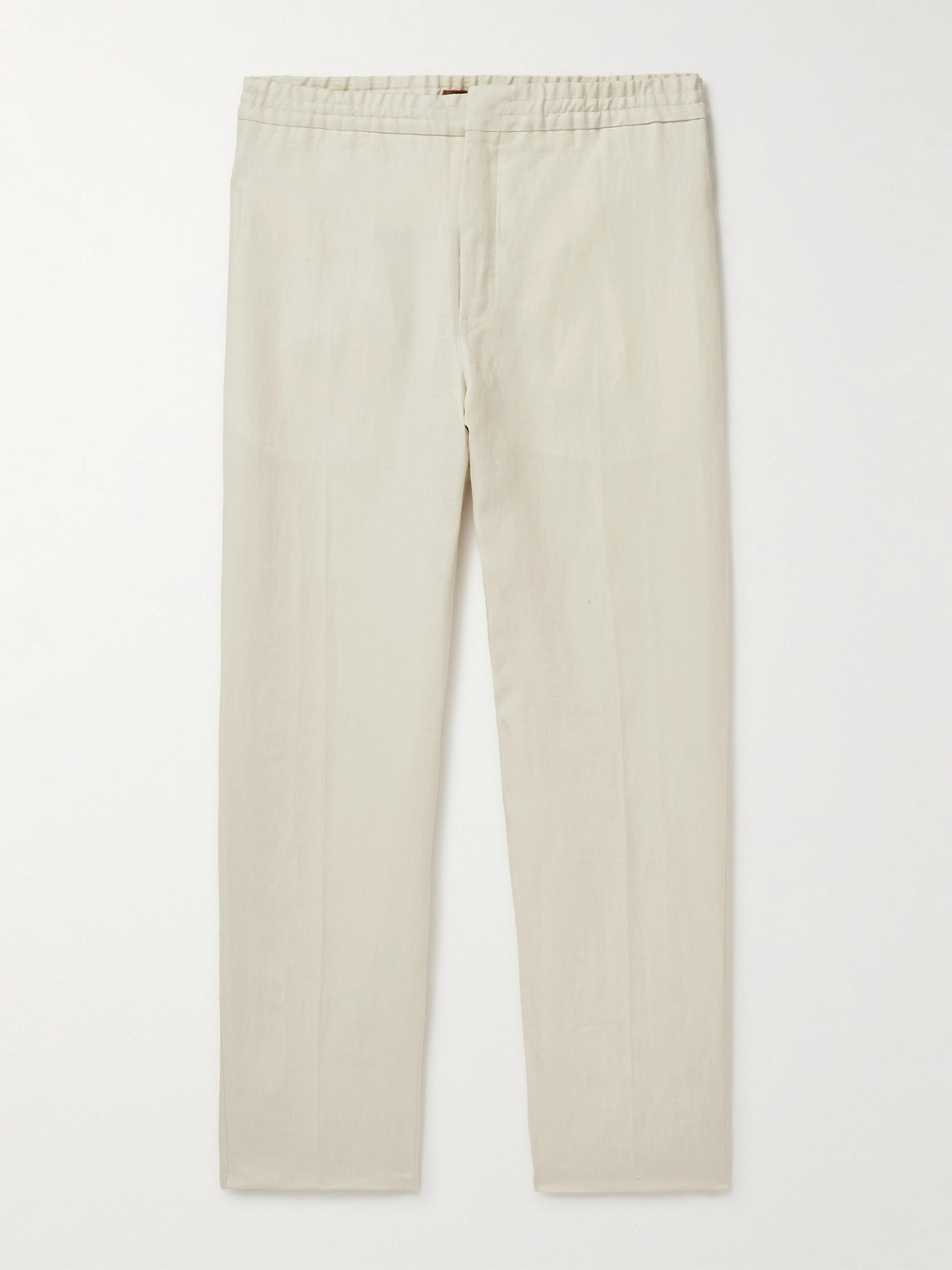 Zegna Tapered Oasi Linen Trousers - Men