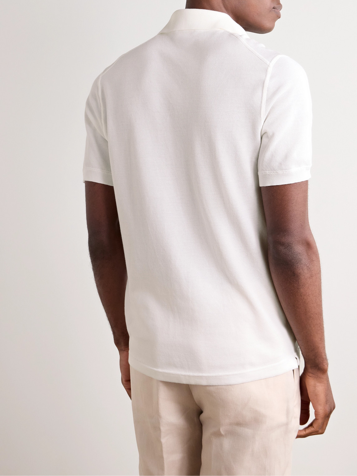 Slim-Fit Cotton-Piqué Polo Shirt