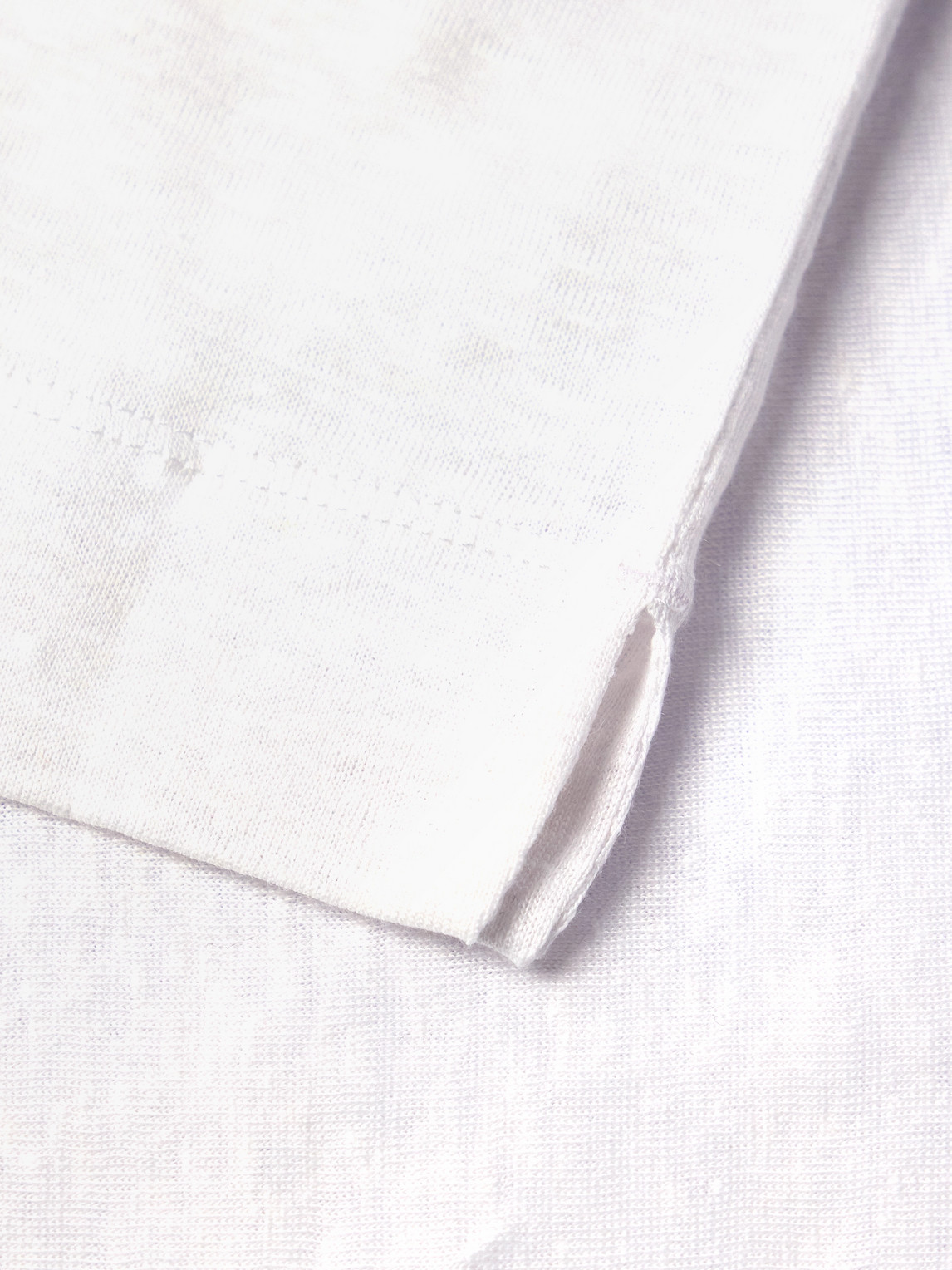 Shop Zegna Linen-jersey T-shirt In White