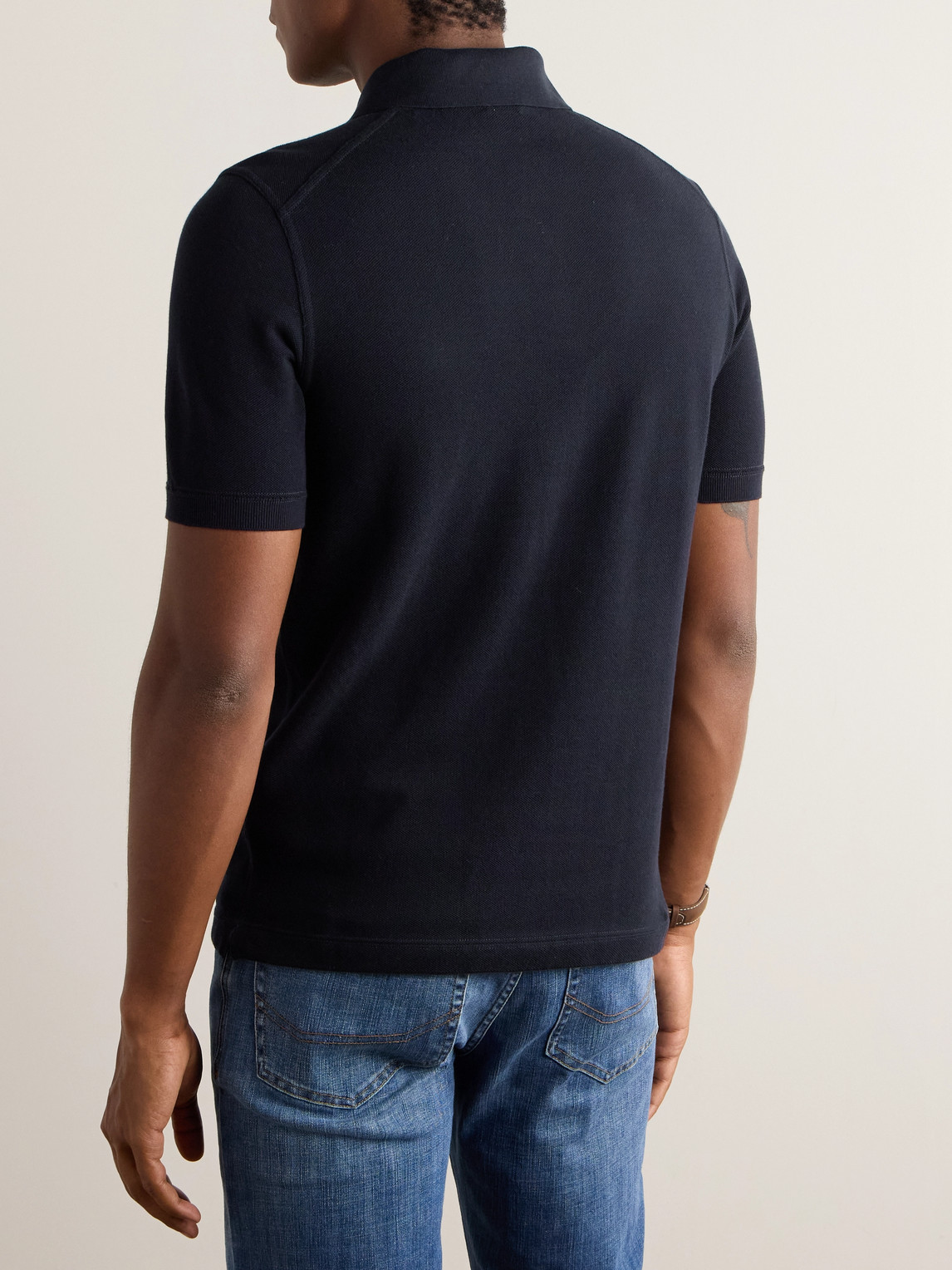 Slim-Fit Cotton-Piqué Polo Shirt