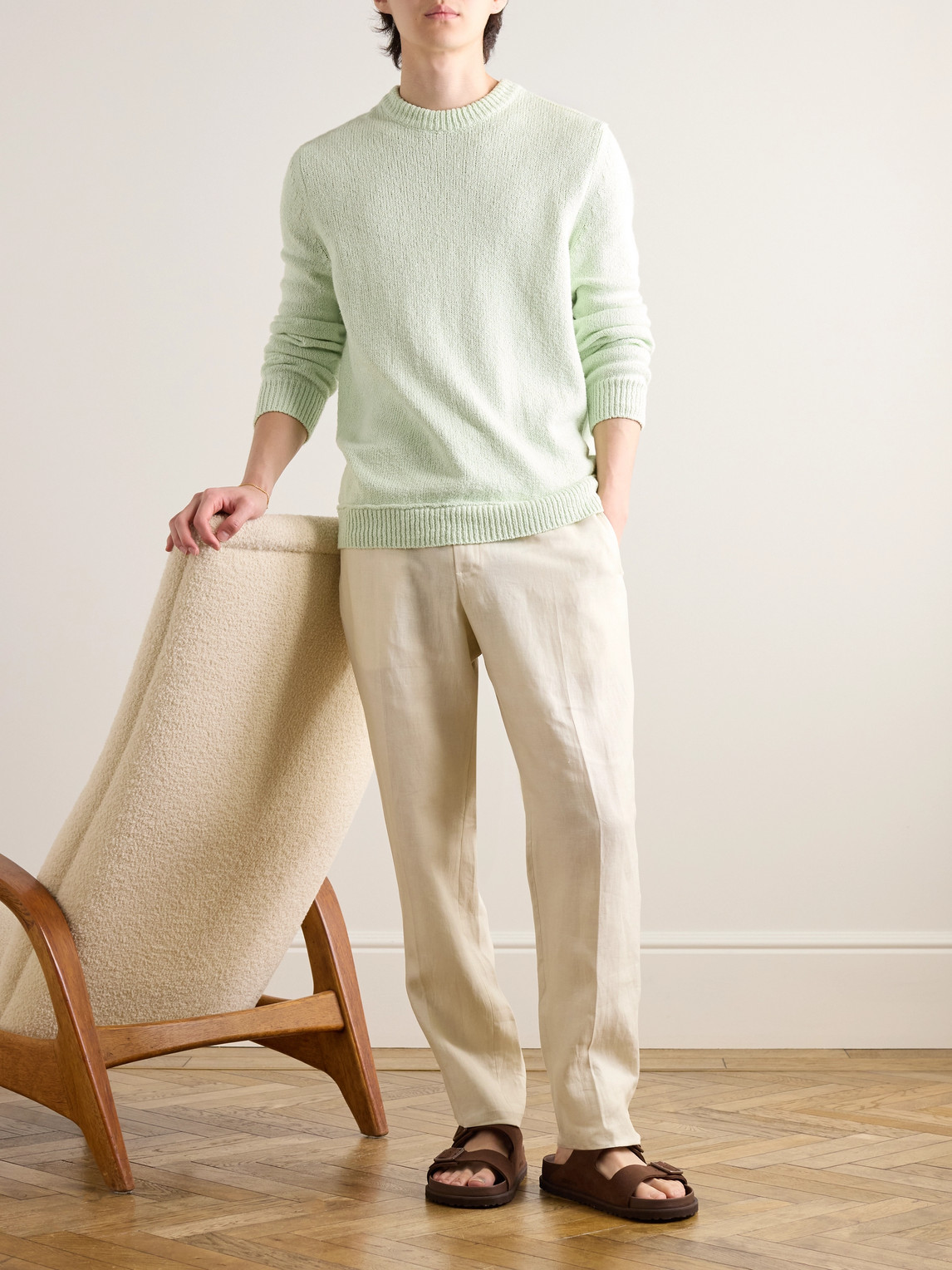 Organic Cotton and Silk-Blend Sweater — 2
