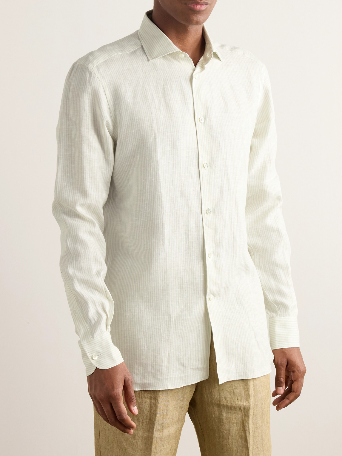 Oasi Linen Shirt Striped