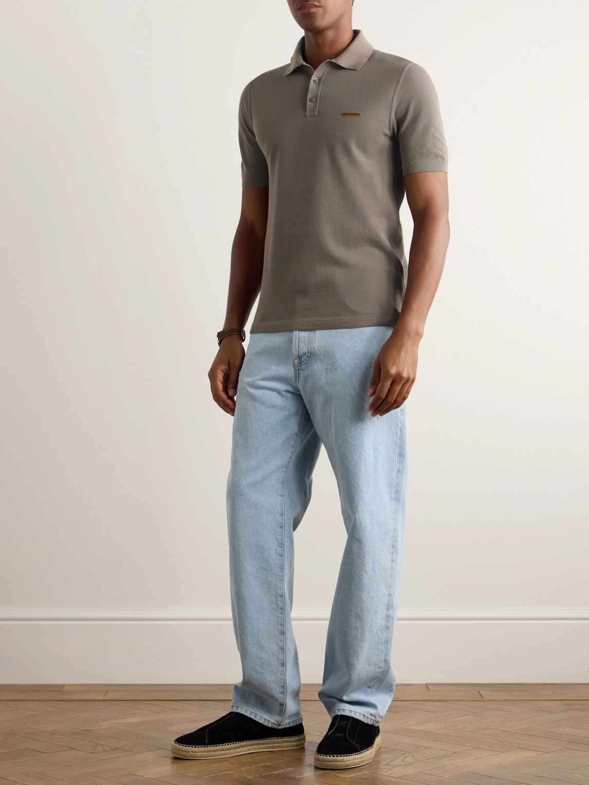 Slim-Fit Cotton-Piqué Polo Shirt — 2