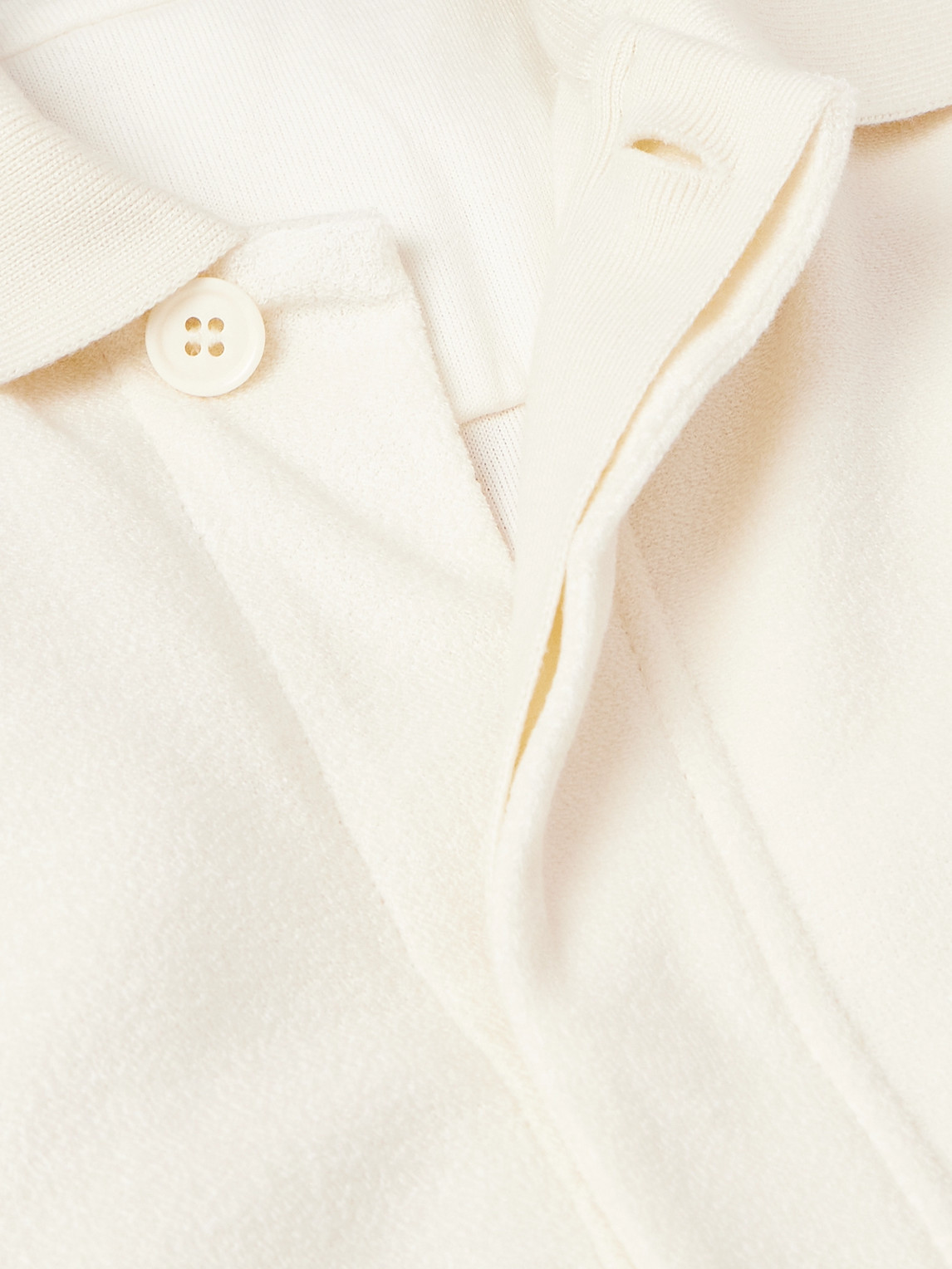Cotton And Silk-Blend Terry Shirt