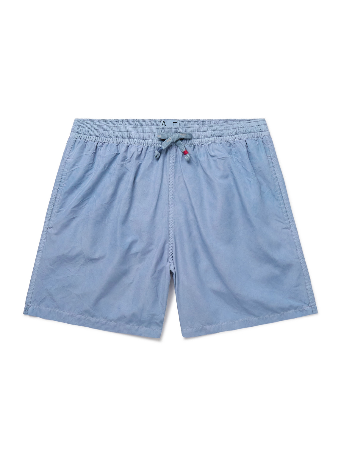 Altea Straight-leg Mid-length Swim Shorts In Blue