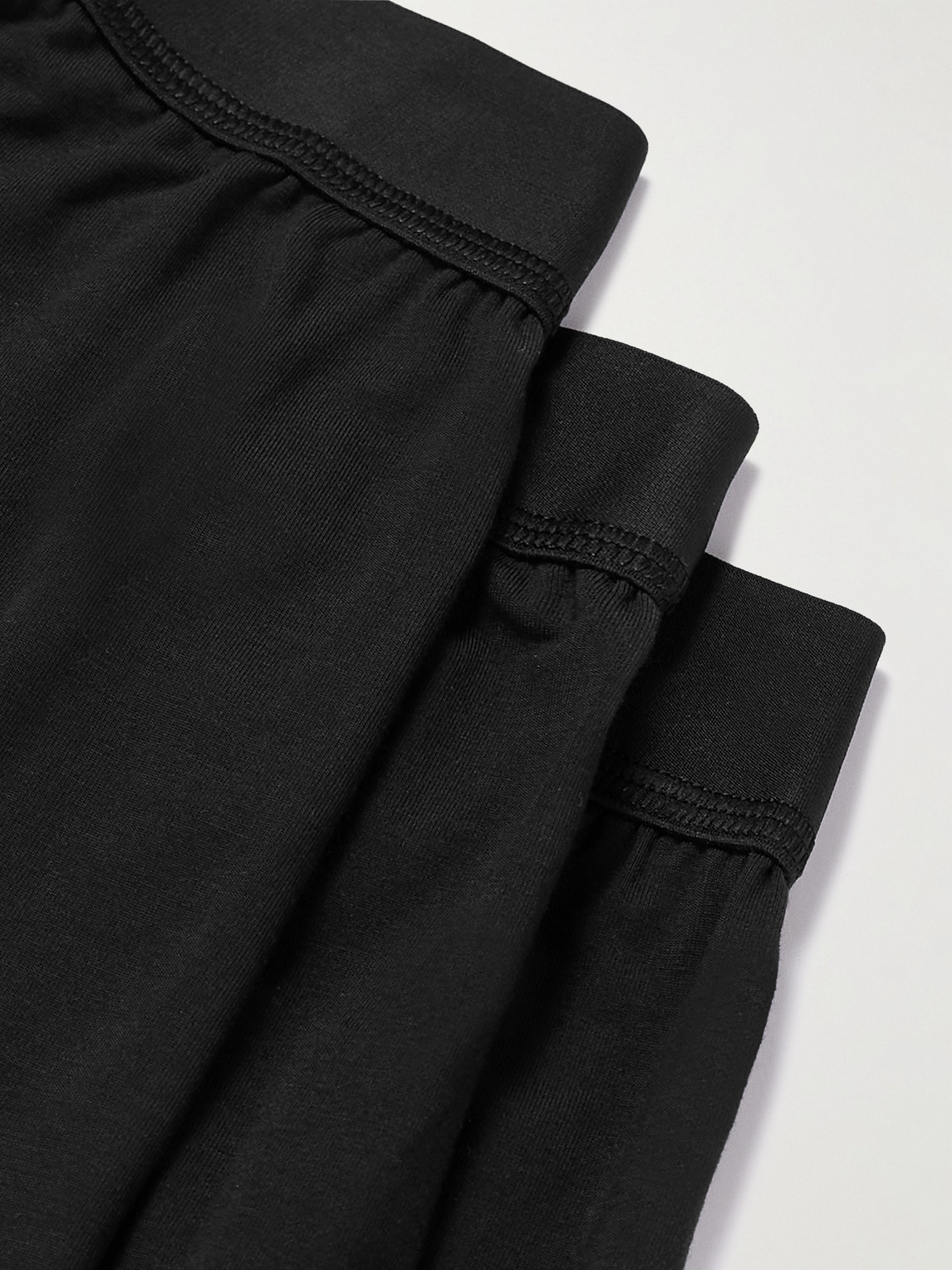 Lululemon Always In Motion Three-pack Stretch-modal Jersey Boxer Briefs In Black