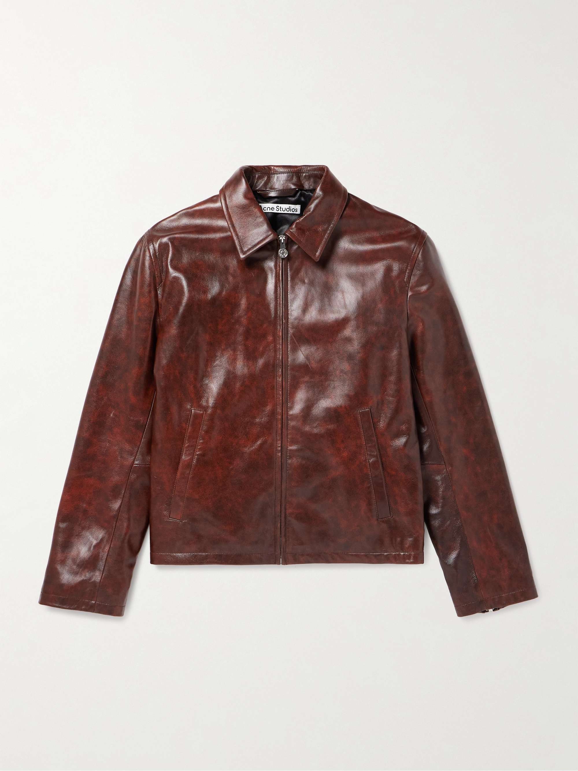 ACNE STUDIOS Leather Blouson Jacket for Men | MR PORTER