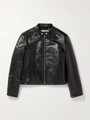 Acne studios leather deals jacket mens