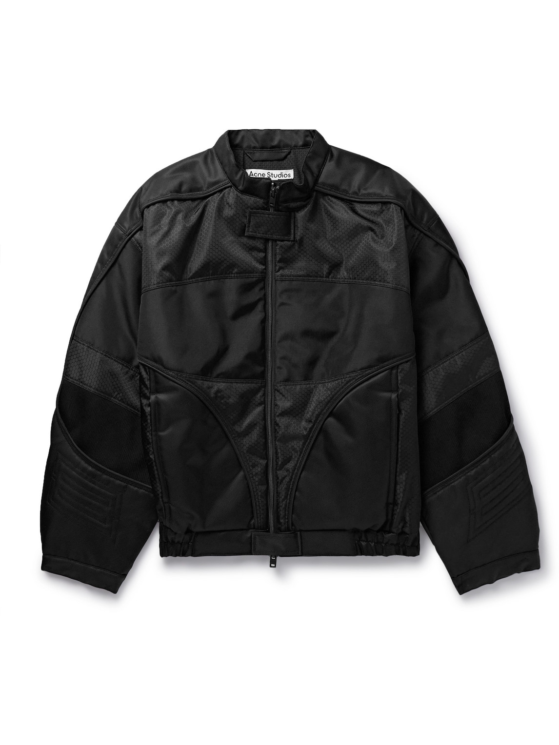 Panelled Padded Drill and Canvas Jacket