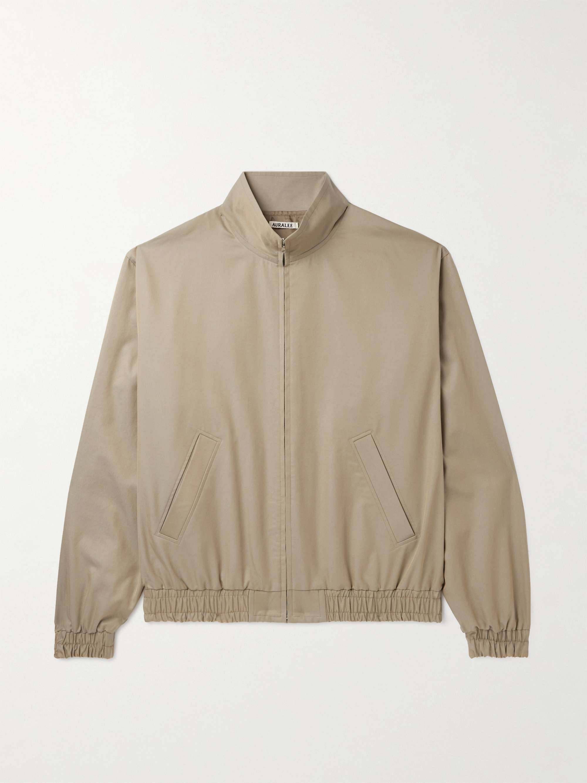 Finx Cotton and Silk-Blend Twill Bomber Jacket