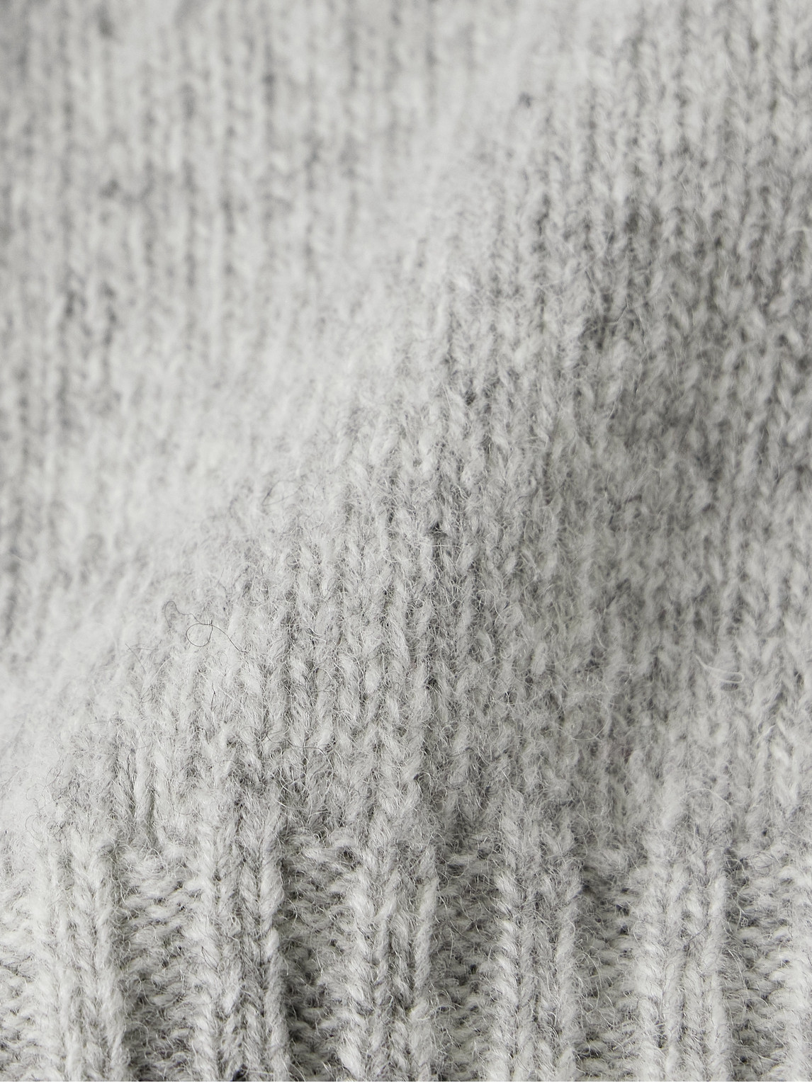 Shop Kingsman Shetland Wool Sweater In Gray