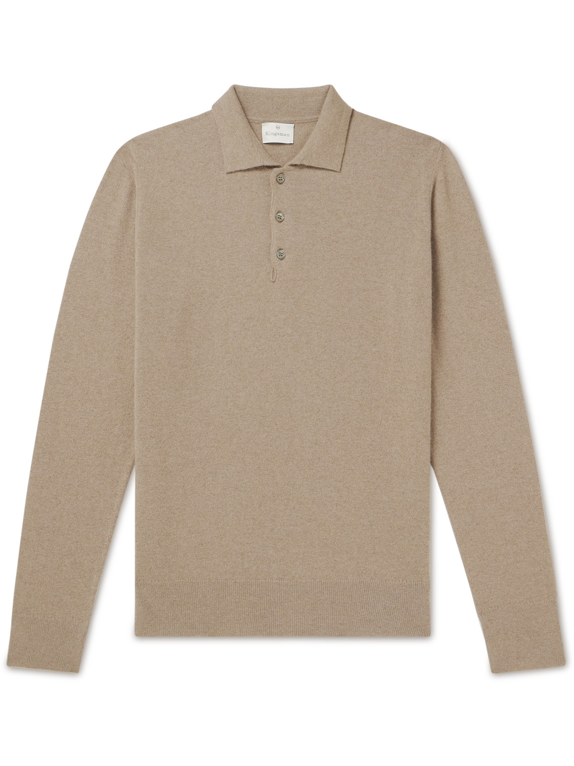 Wade Merino Wool and Cashmere-Blend Polo Shirt