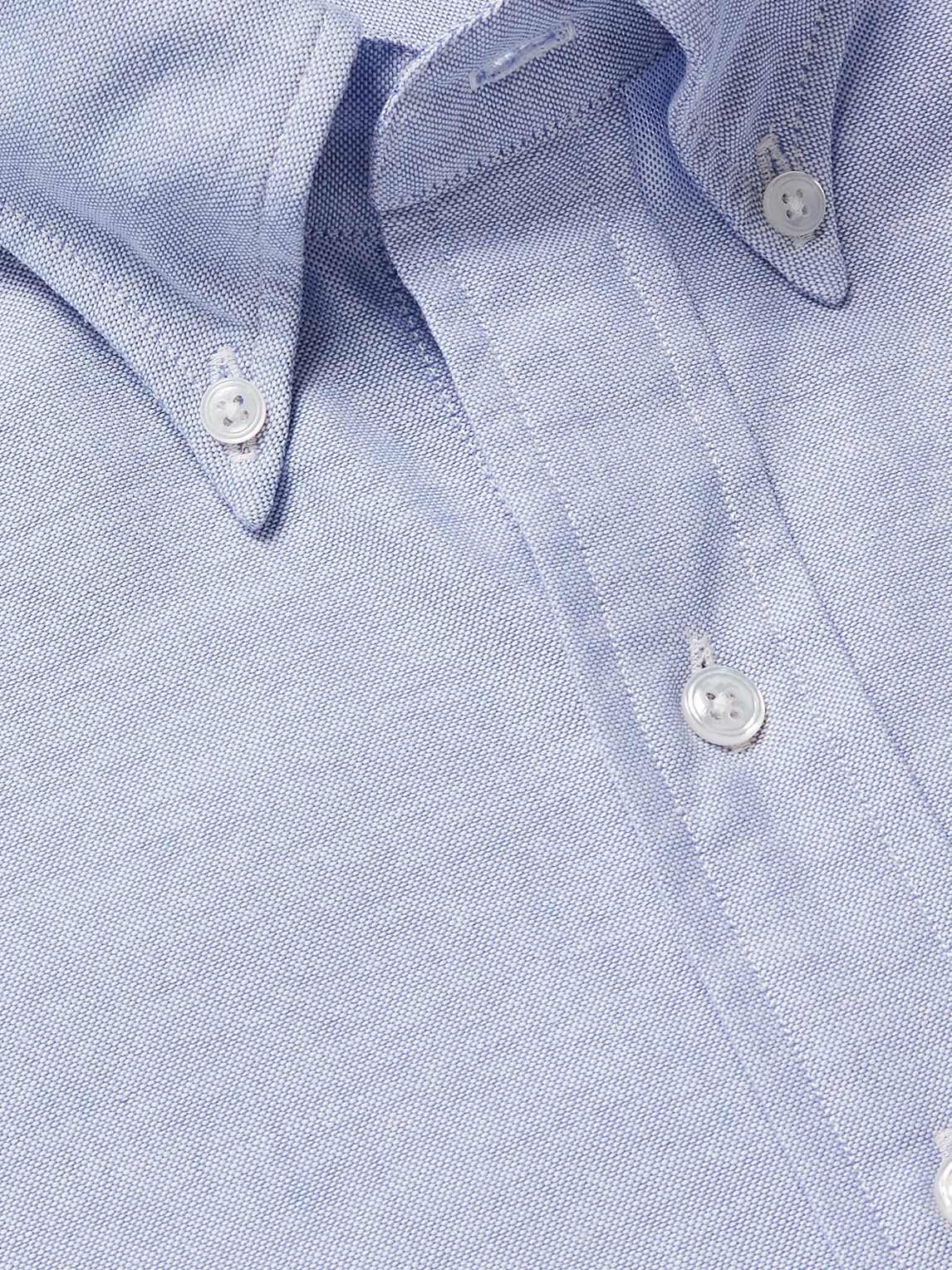 Shop Kingsman Button-down Cotton Oxford Shirt In Blue