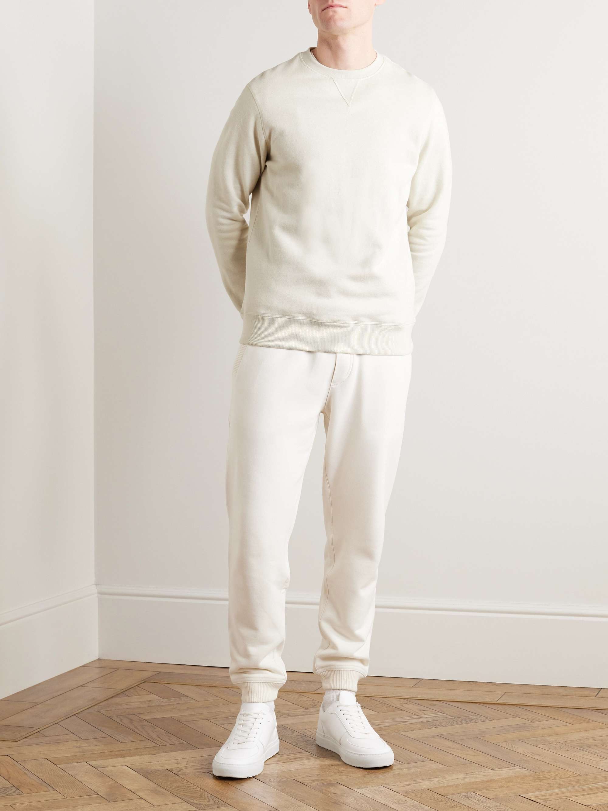 KINGSMAN Cotton and Cashmere-Blend Jersey Sweatshirt