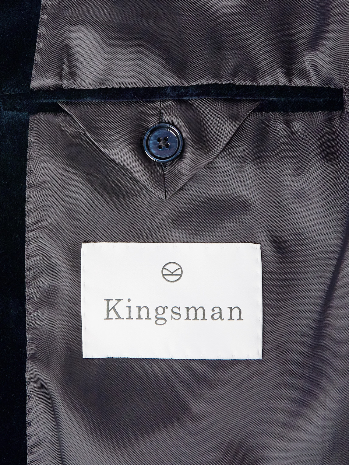 Shop Kingsman Slim-fit Shawl-collar Cotton-velvet Tuxedo Jacket In Blue