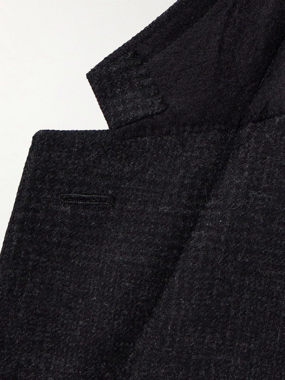 Shop Kingsman Checked Wool And Cashmere-blend Blazer In Gray