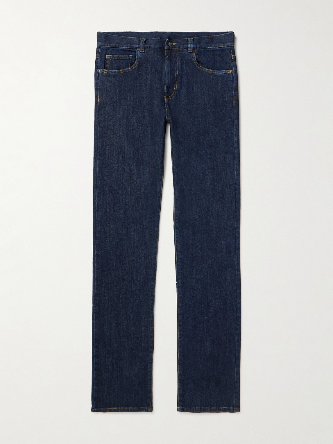 Canali Slim-fit Jeans In Blue