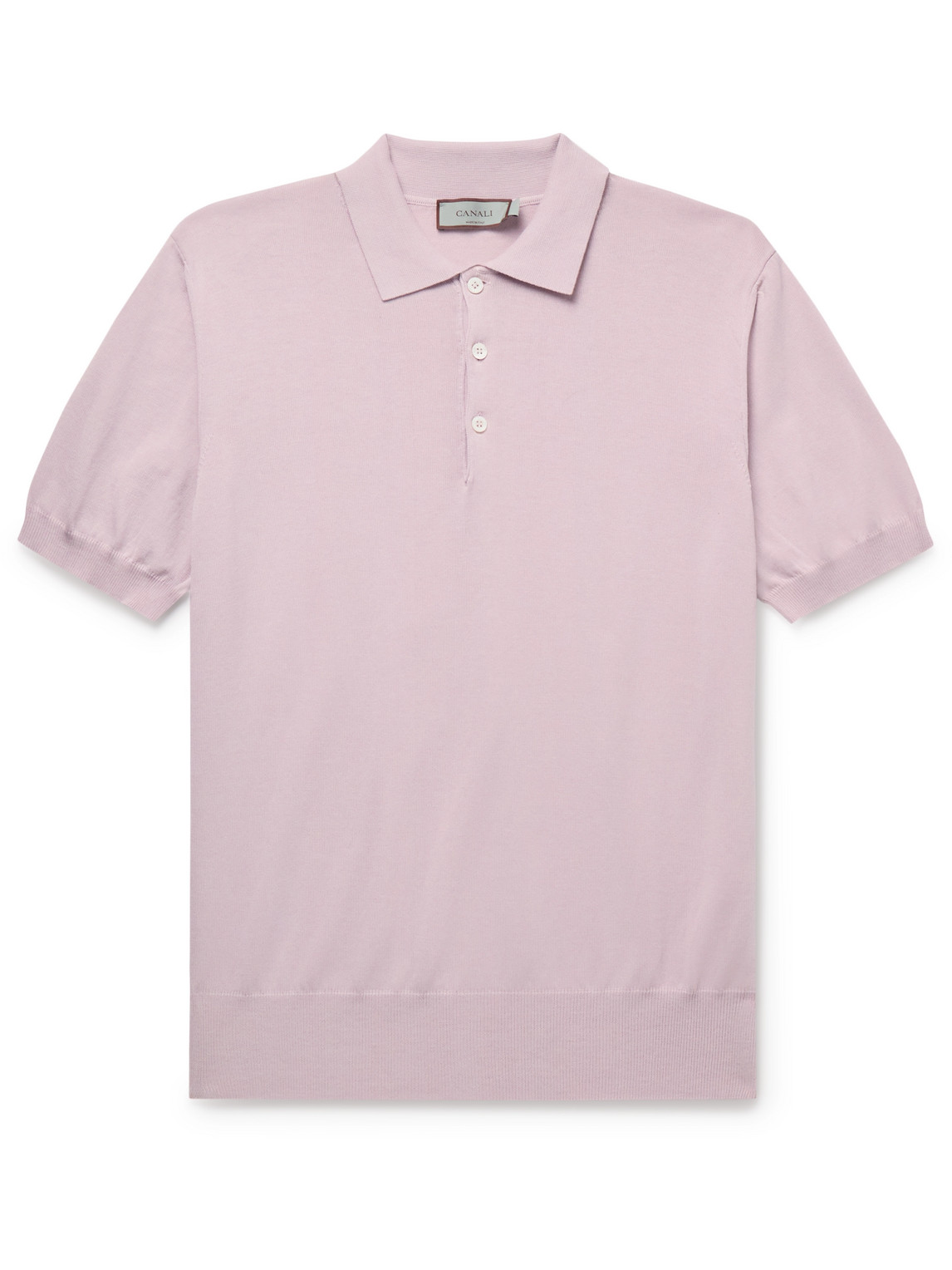 Canali Cotton Polo Shirt In Unknown