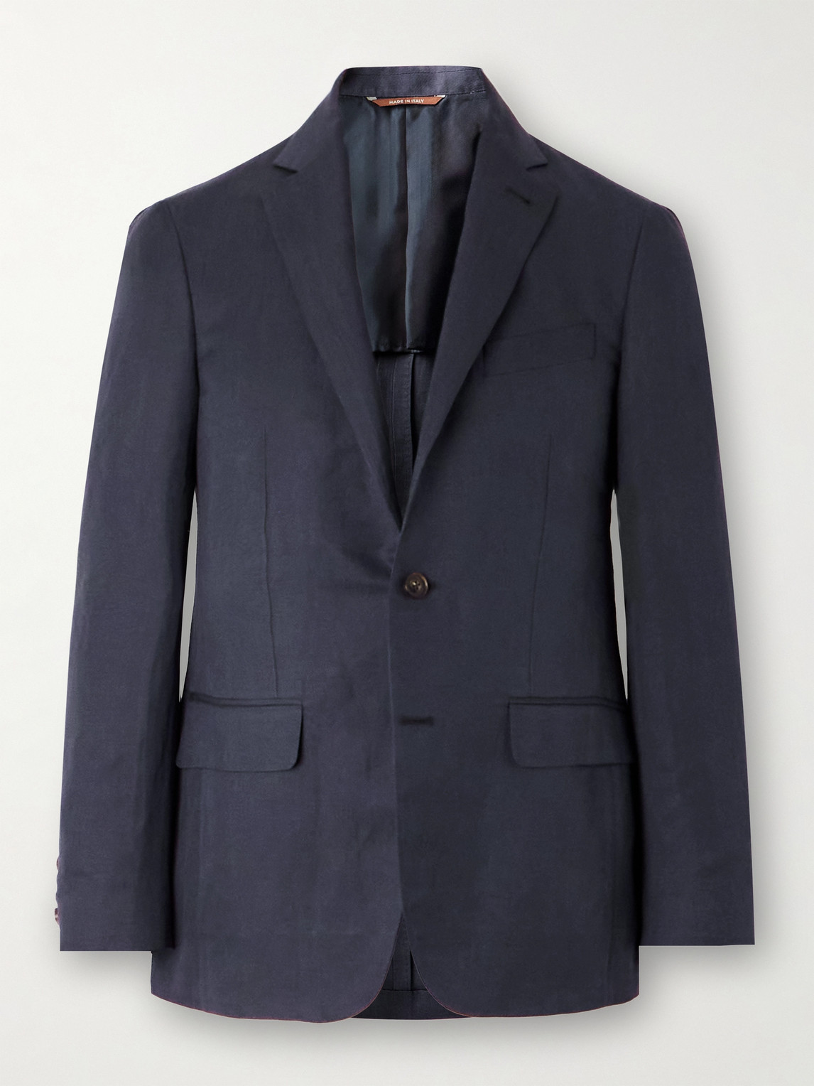 Canali - Slim-Fit Linen and Silk-Blend Blazer - Men - Blue - IT 54