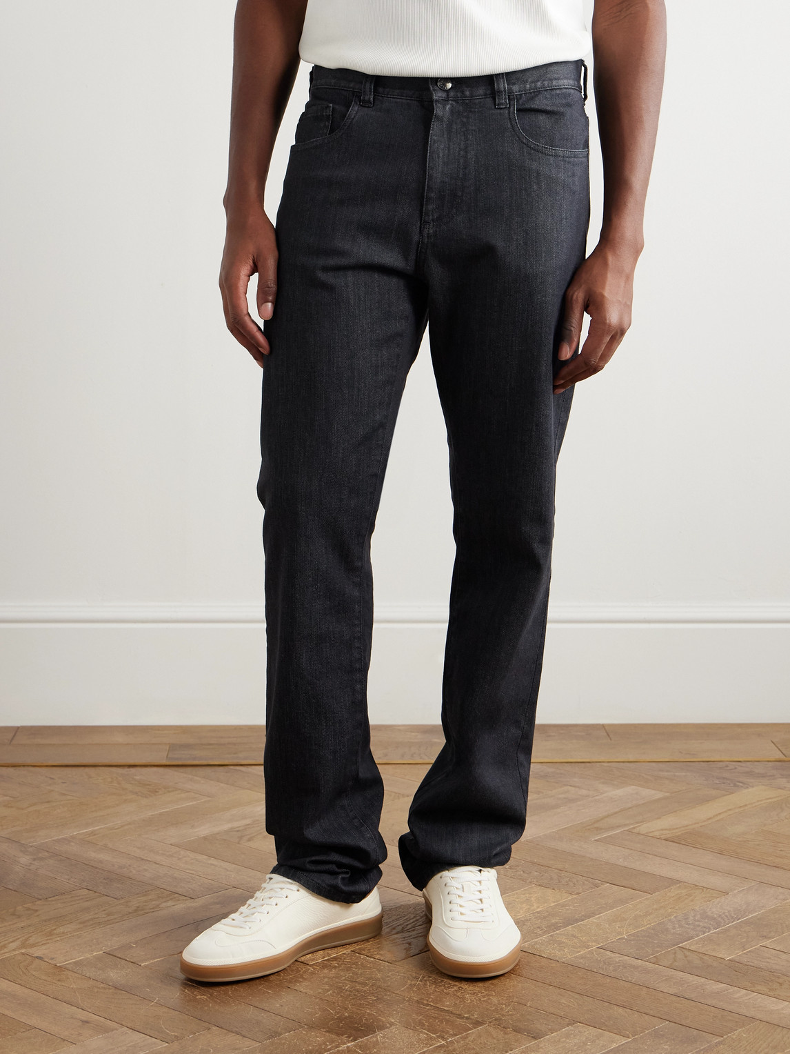  Canali - Slim-fit Jeans - Men - Black - It 46 