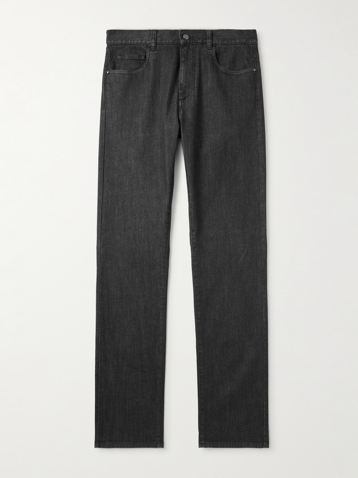 Canali Slim-fit Jeans In Black
