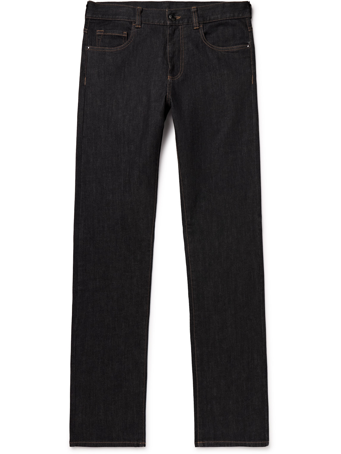 Canali Slim-fit Jeans In Black