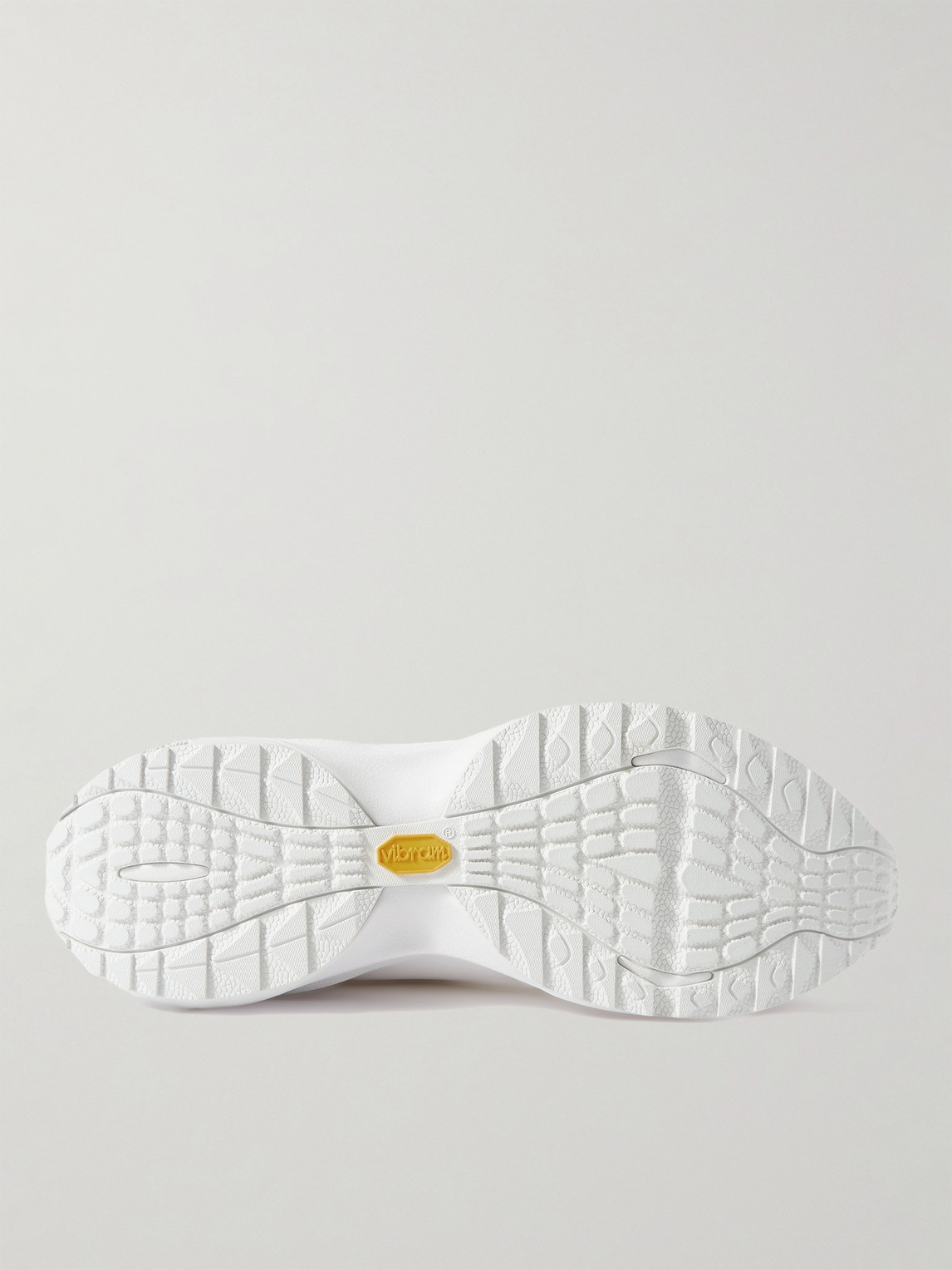 Orlebar Brown Somerled Rubber-trimmed Stretch-knit Sneakers In White