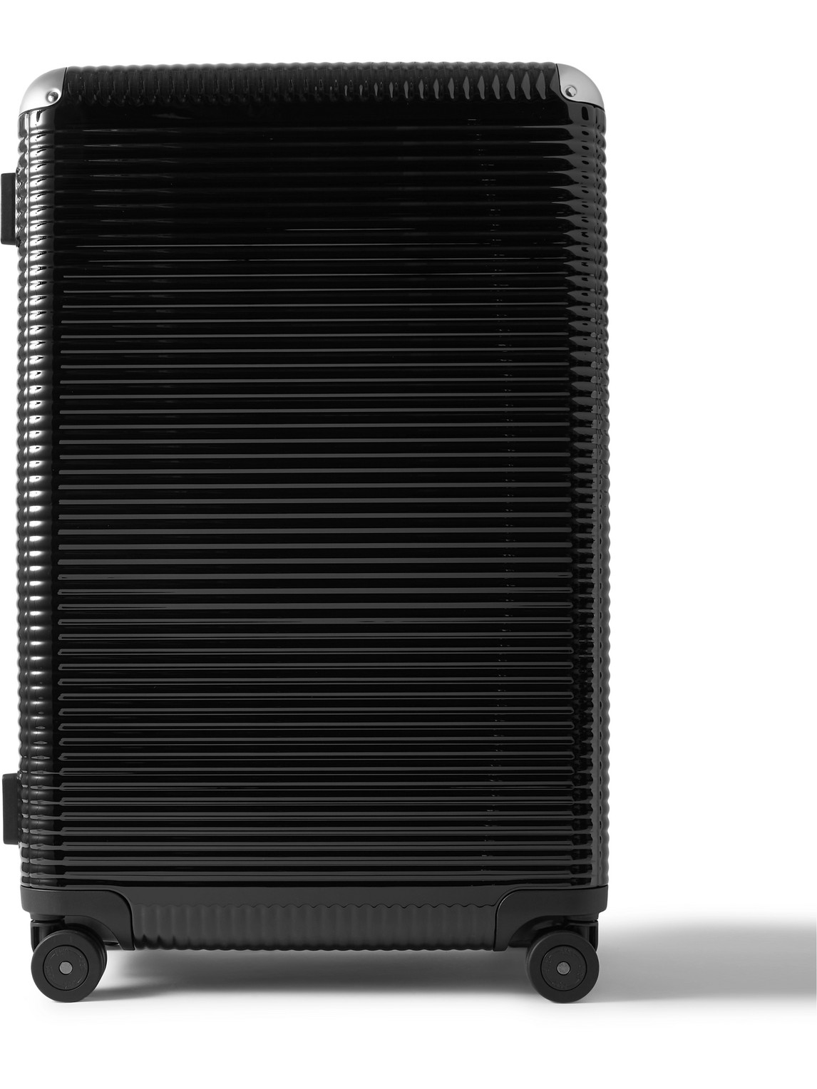 Bank Spinner 76cm Leather-Trimmed Polycarbonate and Aluminium Suitcase