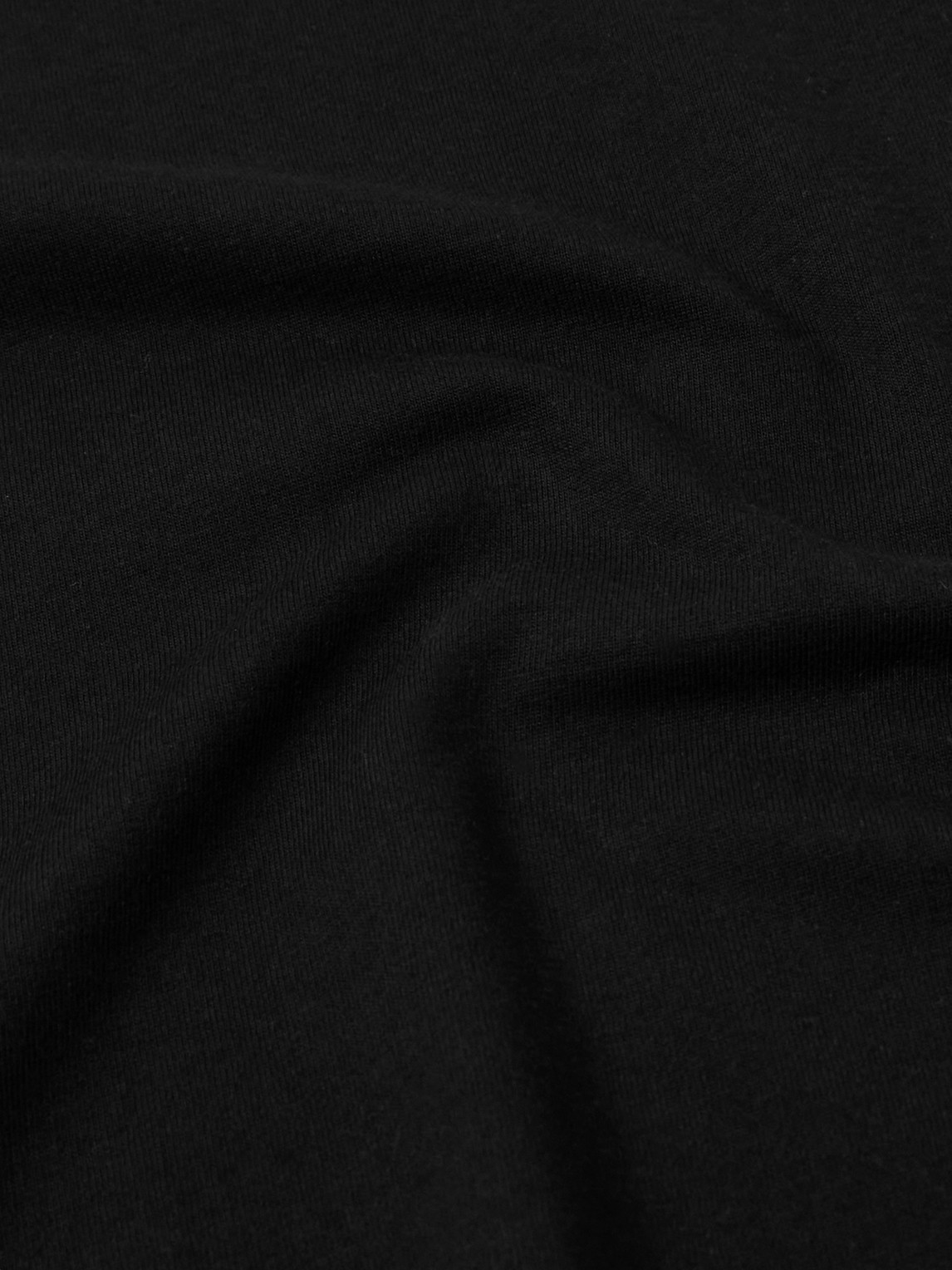 Shop Fear Of God Logo-appliquéd Cotton-jersey Pyjama T-shirt In Black
