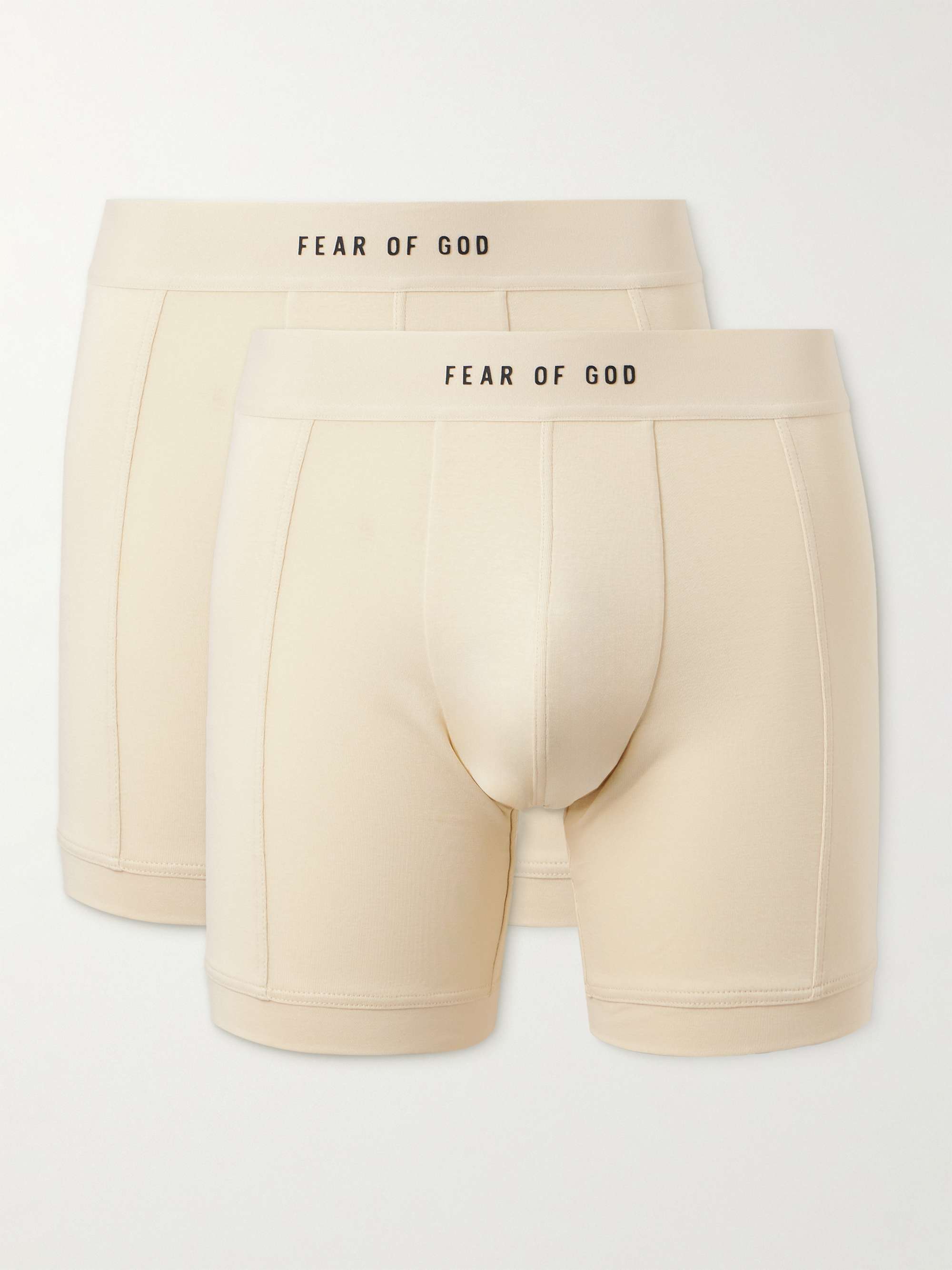 FEAR OF GOD Two-Pack Stretch-Cotton Jersey Boxer Briefs for Men