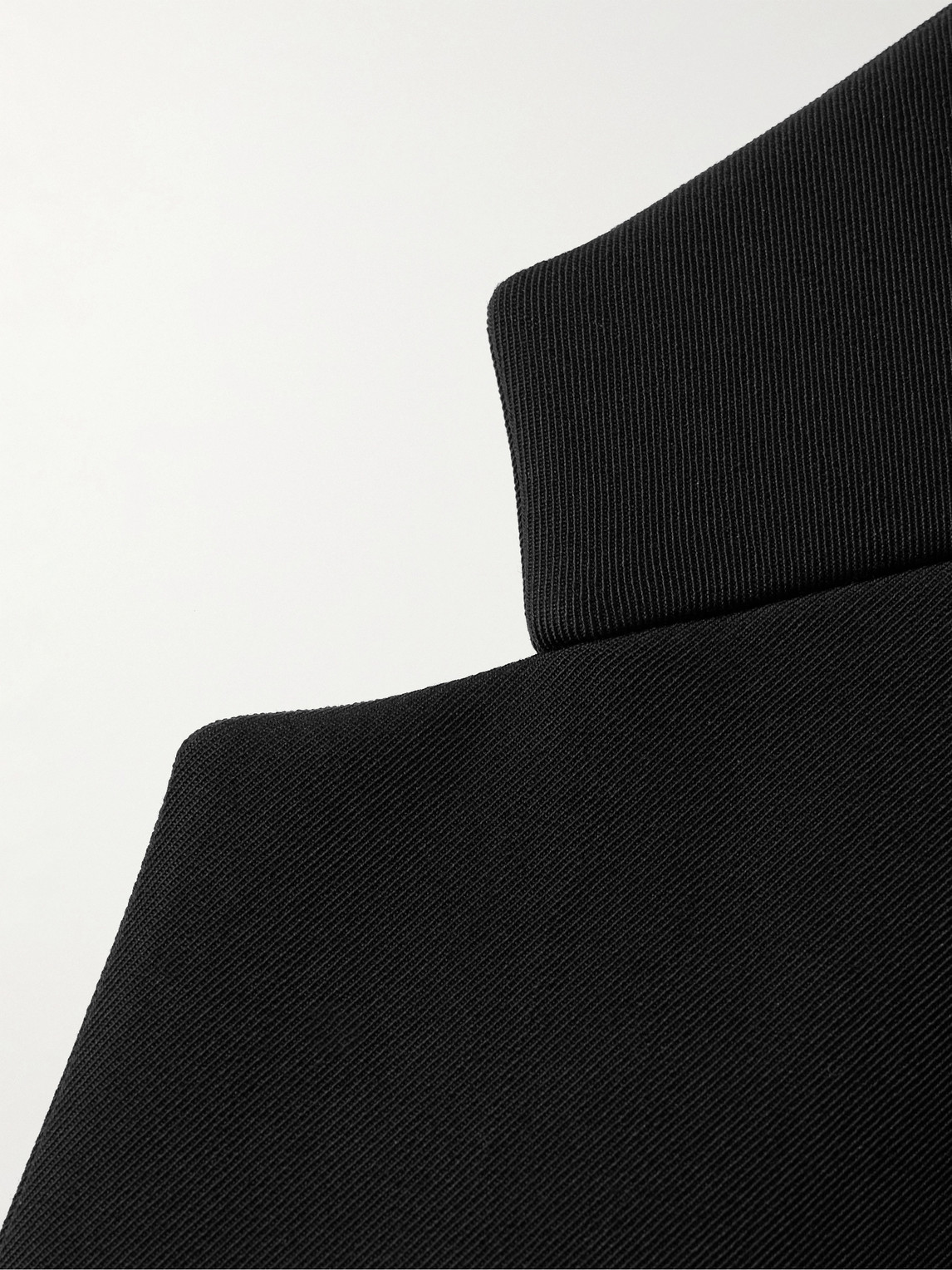 Shop Fear Of God Eternal California Oversized Double-breasted Virgin Wool And Cotton-blend Twill Blazer In Black