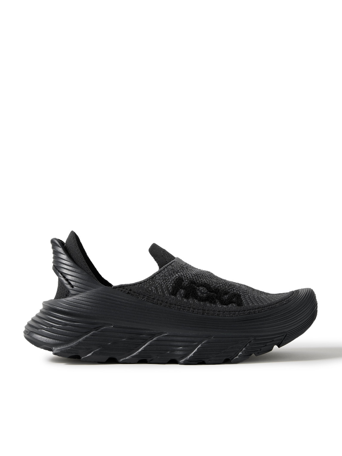 Hoka One One Restore Tc Slip-on Trainers In Black