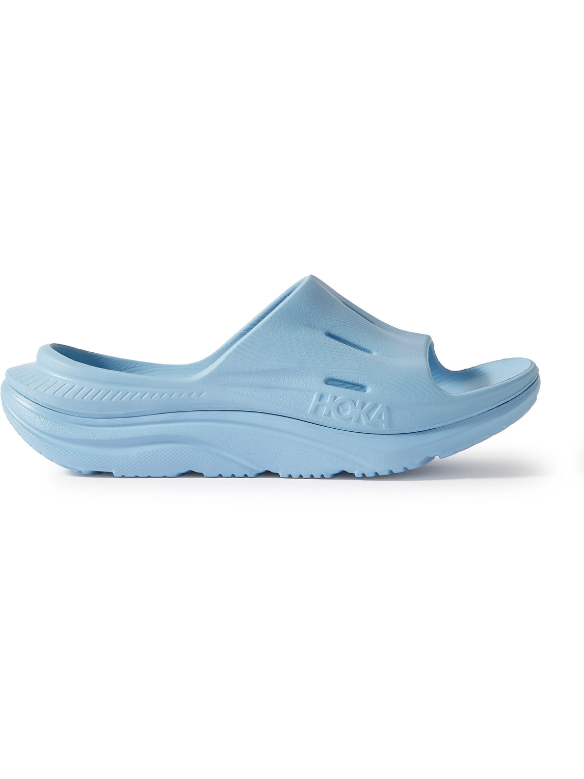 Hoka One One Ora Recovery 3 Rubber Slides In Blue