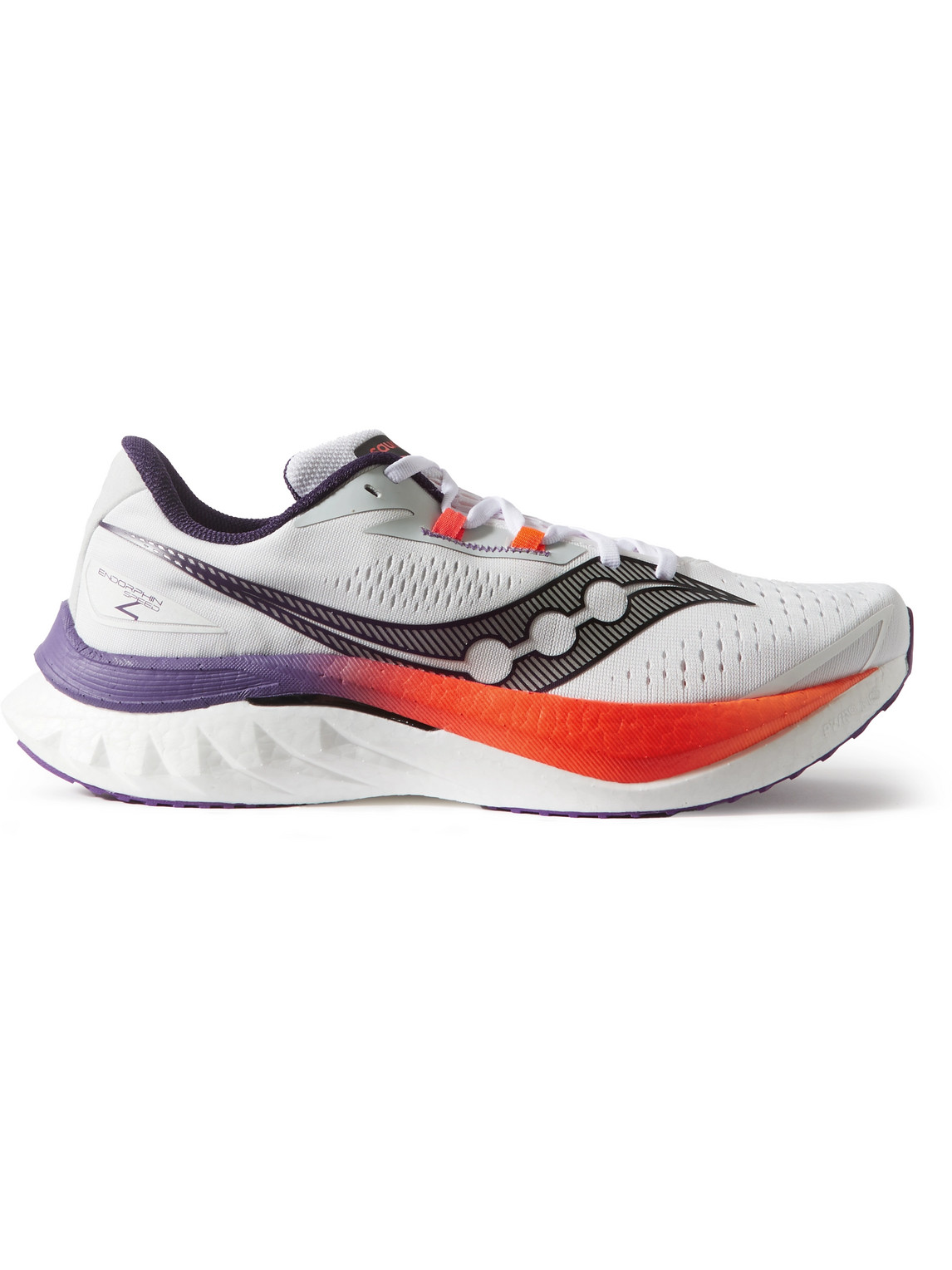 Saucony Endorphin Speed 4 Rubber-trimmed Mesh Running Sneakers In White