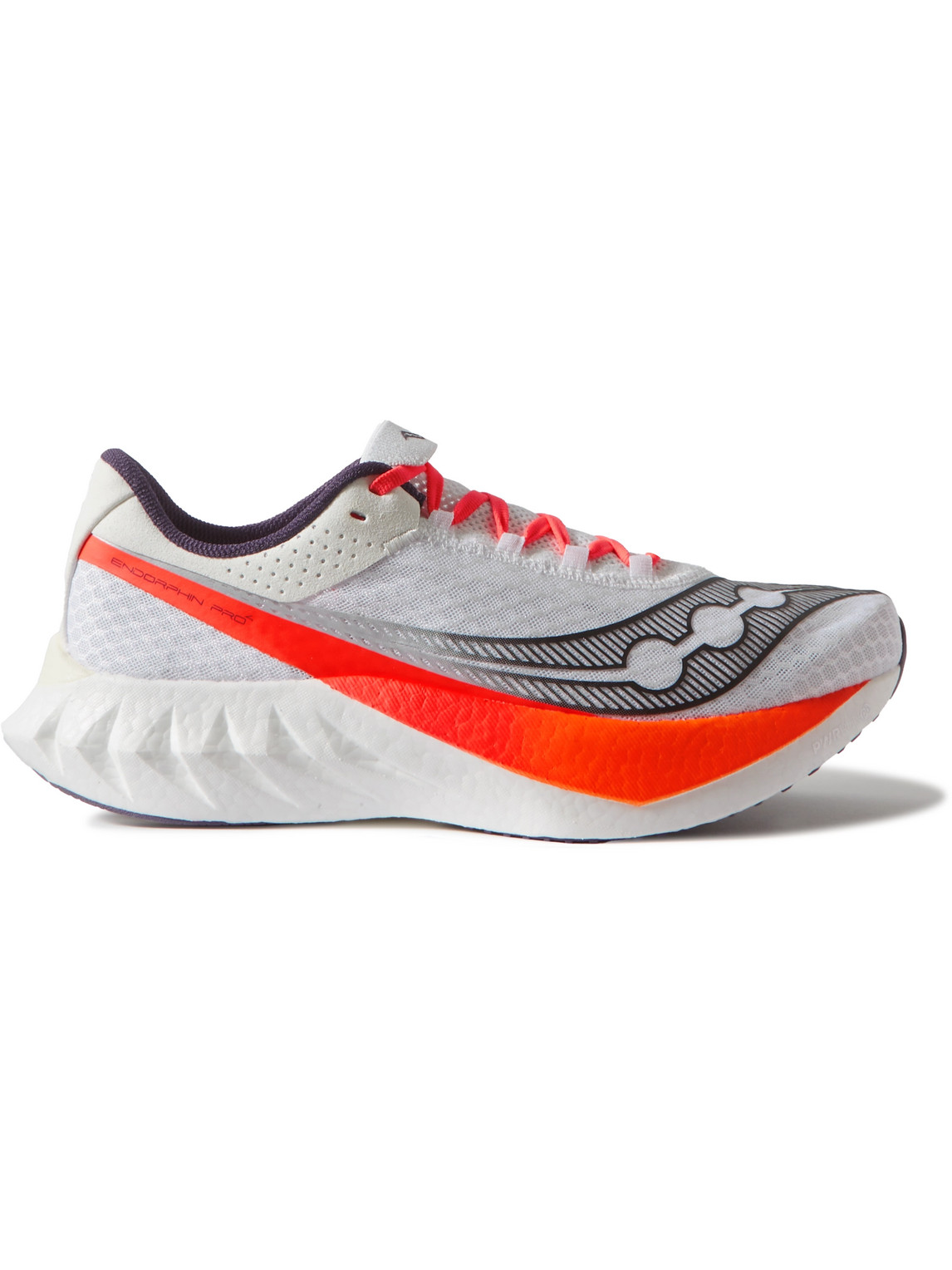 Saucony Endorphin Pro 4 Rubber-trimmed Mesh Running Sneakers In White